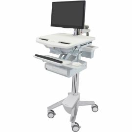 Ergotron StyleView Cart with LCD Arm, 1 Drawer
