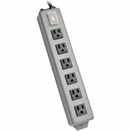 Tripp Lite by Eaton Waber Industrial Power Strip Metal Lighted Power Switch 6-Outlet 6 ft. (1.83 m) Cord