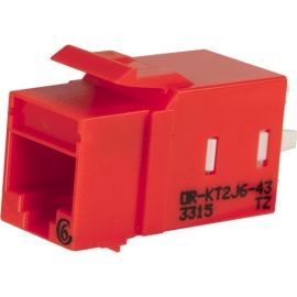 KT2 KEYSTONE CAT6 JACK ORANGE