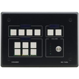 Kramer 12-button Ethernet and KNET Control Keypad with Knob and Displays (US)