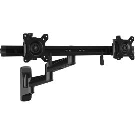 StarTech.com Wall Mount Dual Monitor Arm, Articulating Ergonomic VESA Wall Mount for 2x 24