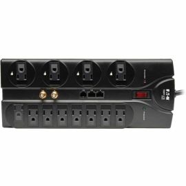 Tripp Lite by Eaton Protect It! 12-Outlet Surge Protector, 8 ft. (2.43 m) Cord, 2880 Joules, Tel/Modem/Coaxial/Ethernet Protection