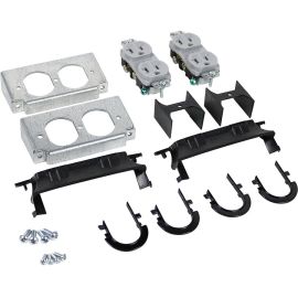 DBL DUPLEX KIT W/20A RCPT