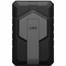 UAG RUGGED PORTABLE BATTERY PACK MAGSAFE W/KICKSTAND 10K MAH - TITANIUM