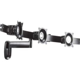 CHIEF TRIPLE HORIZONTAL MONITOR ARM WALL MOUNT - KWS320B - MOUNTING KIT FOR 3 LC