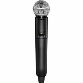 FEATURING THE LEGENDARY SM58 VOCAL MICROPHONE, THE GLXD2+/SM58 DUAL BAND HANDHEL