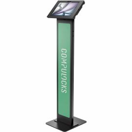 IPAD PRO M4 & M5 11IN, APEX ENCLOSURE BRANDABLE FLOOR STAND BLACK