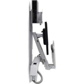 Ergotron StyleView Wall Mount for Monitor, CPU, Keyboard, Mouse, Scanner - White