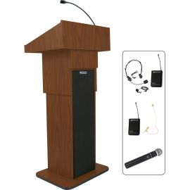 EXECUTIVE ADJ COLUMN LECTERN - WRLS -MH