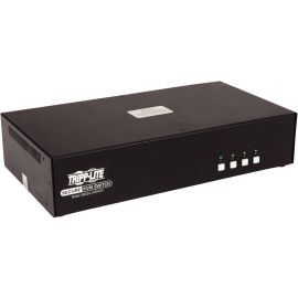 Tripp Lite by Eaton Secure KVM Switch 4-Port Dual-Monitor Secure KVM Switch HDMI 4K NIAP PP3.0 Audio CAC TAA