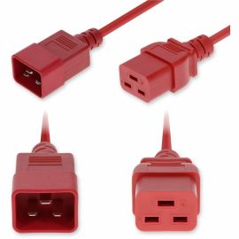 8FT C20 C19 12 AWG RD PWR CBL 250V AT 20A