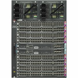 4510R+E CHASSIS TWO WS-X4748-RJ45-E SUP8-E LAN BASE