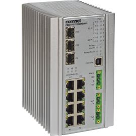 ComNet Industrially Hardened 11 Port Gigabit Managed Ethernet Switch