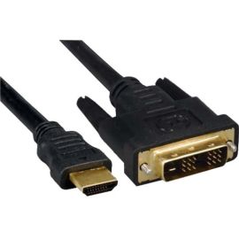 3FT HDMI TO DVI-D (18+1) CABLE HDMI MALE TO DVI MALE, DVI-D SINGLELINK TO HDMI C