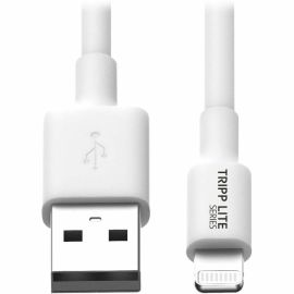 Eaton Tripp Lite Series USB-A to Lightning Sync/Charge Cable (M/M) - MFi Certified, White, 10 ft. (3 m)