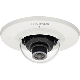 Wisenet XND-8020F 5 Megapixel Indoor Network Camera - Color - Dome - Black, Ivory