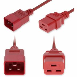 1FT C20 C19 12 AWG RED PWR CBL 250V AT 20A