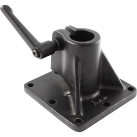 RAM 5I X 5I BASE W/ 1I PIPE FEMALE. MATERIAL: POWDER COATED MARINE GRADE ALUMINU