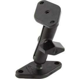 RAM 0.56IN DIAMETER BALL MOUNT WITH MEDIUM LENGTH DOUBLE SOCKET ARM AND 2 QTY DI