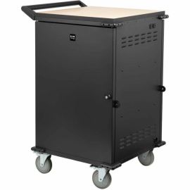Tripp Lite by Eaton Locking Storage Cart for Mobile Devices, Laptops, Chromebooks and AV Equipment - Black