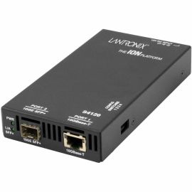 10G BASE-T TO 10GE FIBER CONVERTER WITH UK POWER SUPPLY