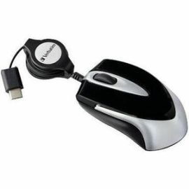 USB-C Mini Optical Travel Mouse - Black