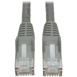 Eaton Tripp Lite Series Cat6 Gigabit Snagless Molded (UTP) Ethernet Cable (RJ45 M/M), PoE, Gray, 25 ft. (7.62 m)