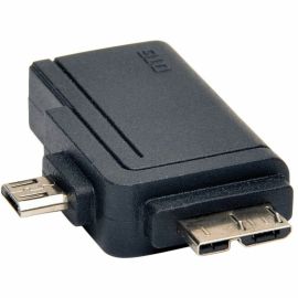 Tripp Lite by Eaton 2-in-1 OTG Adapter USB 3.0 Micro B Male and USB 2.0 Micro B Male to USB A Female