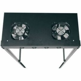 Middle Atlantic AC Fan Kit for Slim 5 Series Rack - 114 CFM, 2 AC Fans - 4 Fan guards - Black