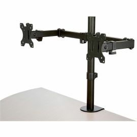 StarTech.com Desk Mount Dual Monitor Arm - Ergonomic VESA Compatible Mount for up to 32 inch Display - Desk Clamp / Grommet - Articulating