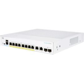CBS250 SMART 8-PORT GE, FULL POE, EXT PS, 2X1G COMBO