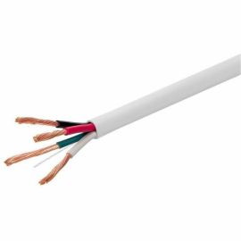 MONOPRICE ACCESS SERIES 14AWG CL3 RATED 4-CONDUCTOR SPEAKER WIRE  250FT  WHITE