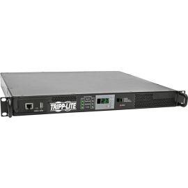 Tripp Lite by Eaton PDU 5.8kW Single-Phase Monitored Automatic Transfer Switch PDU 2 200-240V 30A L6-30P Inputs 1 L6-30R Outlet 1U