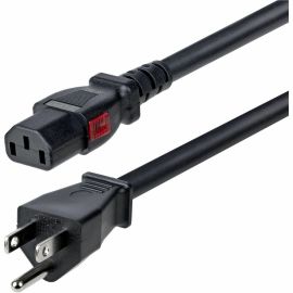 6.6FT COMPUTER POWER CORD TAA NEMA 5-15P TO LOCKING C13 125V 15A