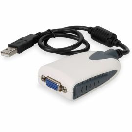 AddOn USB 2.0 (A) Male to VGA Female Black Adapter