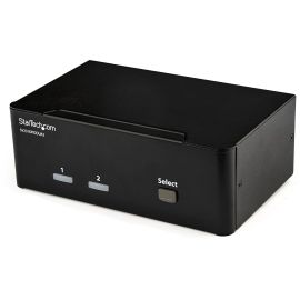 StarTech.com 2 Port DisplayPort Dual-Monitor KVM Switch - DisplayPort KVM - 4K 60 Hz
