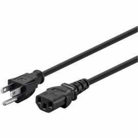 MONOPRICE POWER CORD - NEMA 5-15P TO IEC 60320 C13 18AWG 10A/1250W 125V 3-PRONG