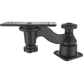 RAM SINGLE 6 SWING ARM WITH 6.25 X 2 RECTANGLE BASE AND HORIZONTAL MOUNTING BASE