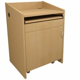 PRE-CONFIGURED L2 SERIES LECTERN, 28IN W, 25IN D, WITH CONNECTIVITY
