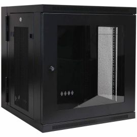 Tripp Lite by Eaton SmartRack 12U Low-Profile Switch-Depth Wall-Mount Small Rack Enclosure Clear Acrylic Window Hinged Back