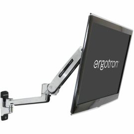 Ergotron Wall Mount for Flat Panel Display - Polished Aluminum