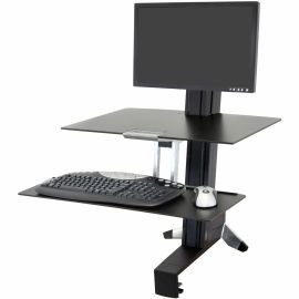 Ergotron Workfit-S, Single Ld With Worksurface+