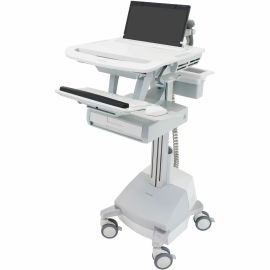 Ergotron StyleView Laptop Cart, SLA Powered, 1 Drawer