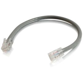 6IN CAT5E NON-BOOTED UNSHIELDED (UTP) NETWORK PATCH CABLE - GRAY