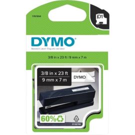 DYMO LABELMANAGER D1 TAPE POLY 3/8 BLK/WHT BL1, ALWAYS USE DYMO-BRANDED LABELS: