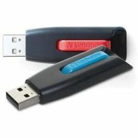 64GB Store 'n' Go V3 USB 3.2 Gen 1 Flash Drive - 2pk - Red, Blue