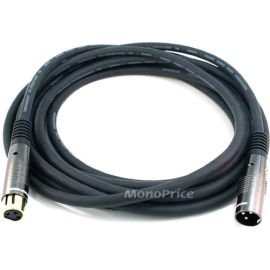 XLR MALE TO XLR FEMALE 16AWG CABLE 15FT