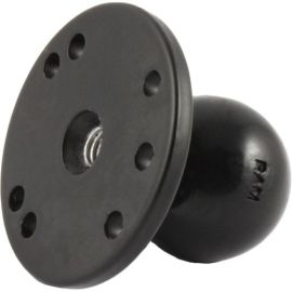 RAM 2.5 ROUND BASE WITH 3/8-16 FEMALE THREADED HOL & 1.5 BALL