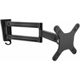 StarTech.com Wall Mount Monitor Arm, Dual Swivel, Supports 13'' to 34