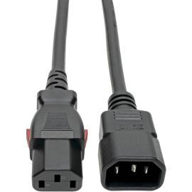 Eaton Tripp Lite Series Power Extension Cord, Locking C13 to C14 PDU Style - 10A, 250V, 18 AWG, 2 ft. (0.61 m)